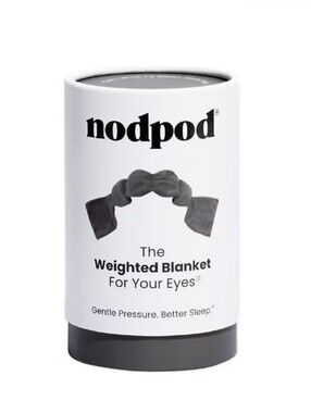 New In Box Nodpod Gray Weighted Sleep Mask